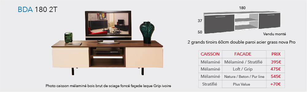rangements/TV BDA 180 2T